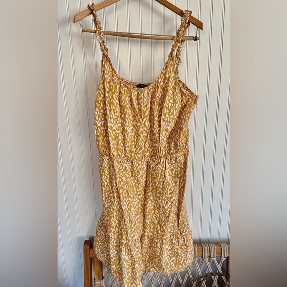 Banana Republic Yellow Dress Size Large Tall - Picture 1 of 5